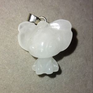 Crystal stitch pendant #1